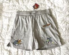 ちょっと変わった・TOM AND JERRY・ハーフパンツ・グレー・XLのサムネイル