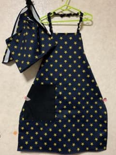パプリカ様専用♡ エプロン 三角巾 巾着袋 子供 星のサムネイル