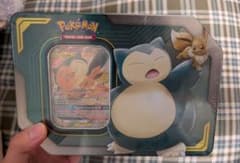 新品未使用】ポケモンカード海外版 タッグチーム缶ケース イーブイ