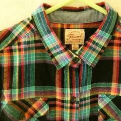ウッディ様専用 ネルシャツＬのサムネイル