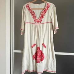 あやぱんまん様専用 チャイハネ 刺繍ワンピースのサムネイル