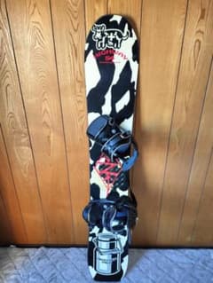 NIDECKER スノーボード ビンディング付 カウ柄 154cm ナイデッカー 