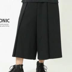 袴パンツ　ハカマシルエットパンツ　ワイドパンツ　ガウチョ 　スカーチョのサムネイル