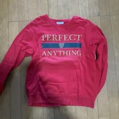 赤色 PERFECT ANYTHING クルーネック トレーナーのサムネイル