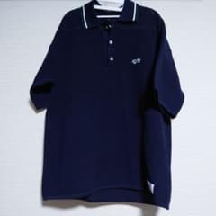 BEAMS Maison Kitsune ポロシャツ ネイビー - メルカリ