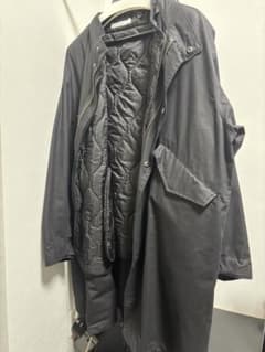 【美品/定価約5万円】VICTIM&CO. モッズコート ブラック 黒のサムネイル