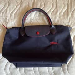 LONGCHAMP ハンドバッグ ネイビー レッド　限定 ロンシャン70周年記念のサムネイル