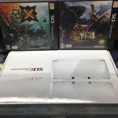 【6点セット】3ds本体、モンスターハンターハンタークロスなど！のサムネイル