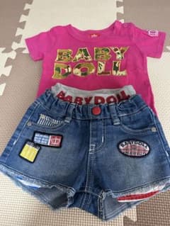 ベビードールＴシャツ&パンツセットのサムネイル