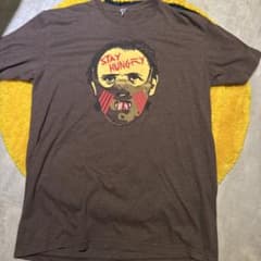 映画　羊達の沈黙　グラフィックTシャツ ブラウン ハンニバル　13日目の金曜日のサムネイル