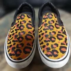 VANS SLIP-ON PRO レオパード 豹柄 スウェード 27.5cm