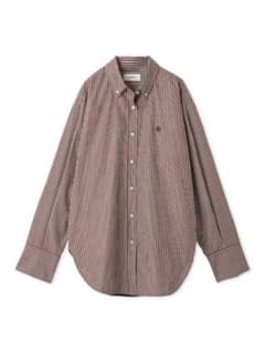 ミラオーウェン】キャンペーンシャツ オーバーシャツ ブラウン
