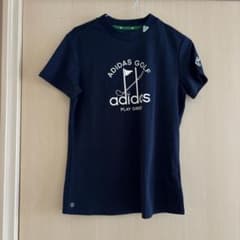 adidas GOLF レディース 半袖シャツ ネイビーのサムネイル