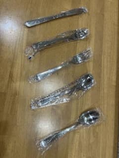 LUCKYWOOD カトラリー 5本セット ✖️3 未使用のサムネイル