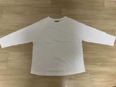 ホワイト ラグランスリーブ Tシャツのサムネイル