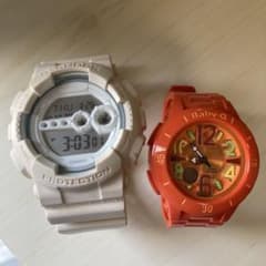CASIO G-SHOCK ホワイト babyG オレンジのサムネイル