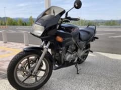 始動動画あり　ゼルビス250 FフォークOH、チェーン交換済み(検VTRスパーダのサムネイル