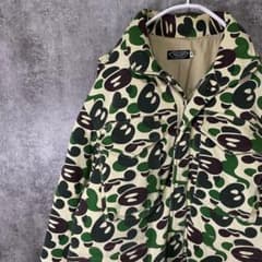 Bape 迷彩 カモ柄 マイロ ジャケット A BATHING APE エイプ