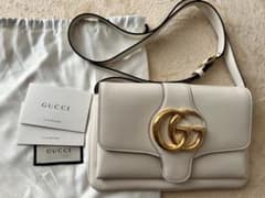GUCCI グッチ　ショルダーバッグ アリー　白のサムネイル