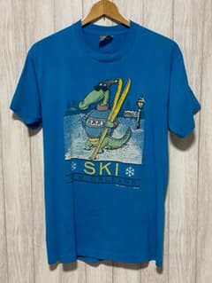 P. BASCLE ニューオーリンズ スキー Tシャツ 1986年のサムネイル