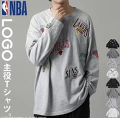 NBA公式 ロゴ刺繍 ロンT ※新品未使用 - メルカリ