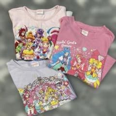 プリキュアTシャツ 100と110 3枚セットのサムネイル