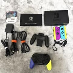 ニンテンドースイッチバッテリー強化版本体セット プロコン SDカード