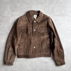 90s 白タグ GAP 本革 スエードジャケット ブラウン Sサイズ - メルカリ