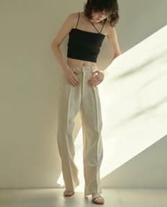 dium. summer tweed stright pantsのサムネイル