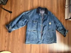 Carhartt デニムカバーオール ジャケット　値下げ交渉可能です!のサムネイル