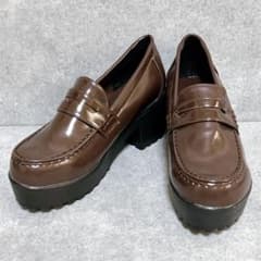 ✨未使用✨GRL グレイル　ローファー　ブラウン　厚底
