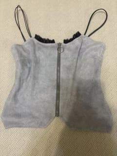 EVRIS フェイクレザーキャミトップス ビスチェのサムネイル