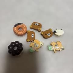 リラックマ、リトルマーメイド、ドーナツ、羊のクリップセット 8個