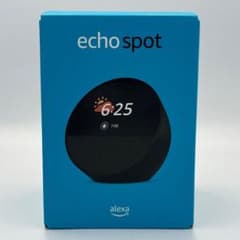 【新品未開封】Amazon Echo Spot エコースポット ブラックのサムネイル