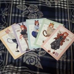 きゃらっとくじ 五等分の花嫁 ポストカードのサムネイル