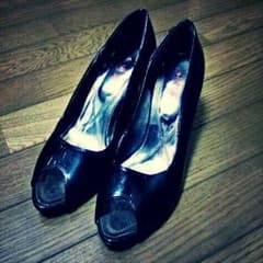 ★オープントゥ エナメル パンプス★大きいサイズ★のサムネイル