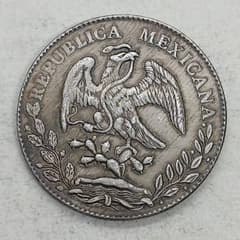 D*メ様 A-1470 メキシコ 貿易銀 1891年 直径39mm 重さ27gのサムネイル