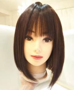 レミー人毛100%シルクスキンＩ型つむじ総手植え地肌✨広瀬すず❣️艶髪！ミディ✨のサムネイル