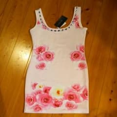 専用ー♪♪薔薇柄ビジューワンピース♪のサムネイル