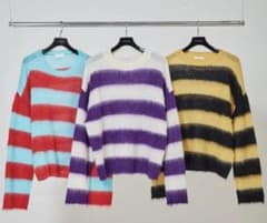 LittleBig リトルビッグ モヘアニット 21aw パープル サイズMのサムネイル
