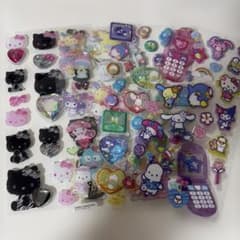サンリオ　シール4枚セット 平成ハッピーフォン ドロップジェリーシール