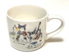 雨田光弘 猫 マグカップ YOSHIZAWA 日本製のサムネイル