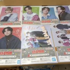LIL LEAGUE 一番くじ J賞 クリアファイル＆ステッカーセット7枚のサムネイル