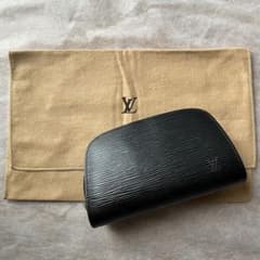Louis Vuitton ドーフィーヌPM エピ ポーチ ブラック 保存袋付 - メルカリ