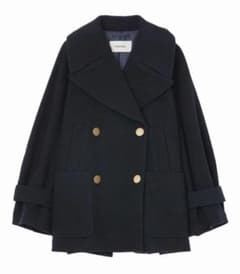 COCO DEAL】インペリアルモッサショートPコート ネイビー Mサイズ