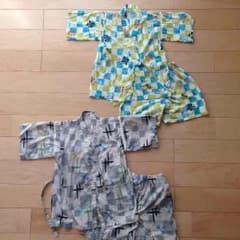 お値下げ☆甚平110&95くらい  セットのサムネイル