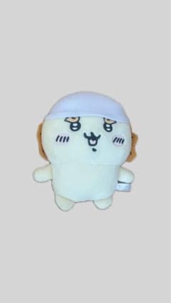 帽子付きクリーム色ぬいぐるみ 約15cmのサムネイル