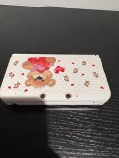 ニンテンドー3DS LL ホワイト クマデザイン 充電器付きのサムネイル