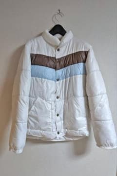 00s Plusmore 中綿ジャケット ウエスタン切替 ホワイト M 중고