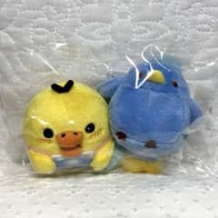 リラックマ　ストア　限定　キイロイトリ　アオイトリ　幸運のてのりぬいぐるみセット リラックマ ストア 限定 キイロイトリ アオイトリ 幸運のてのり
